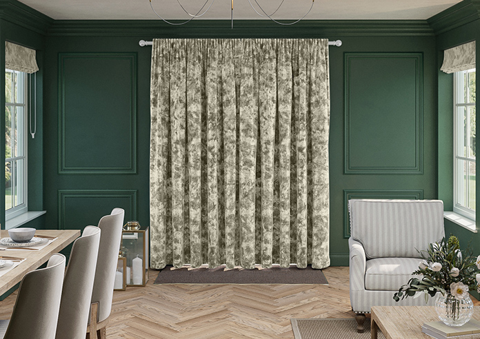 Cyrus Crushed Velvet, Moonlight - Made to Measure Curtains - Image 7